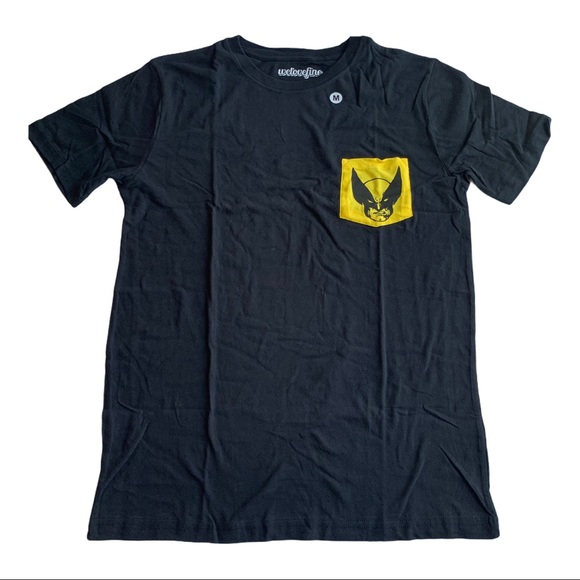 Marvel X-Men Wolverine Black Pocket Tee- Sz Medium - Picture 4 of 7